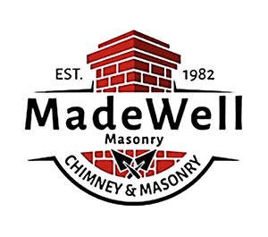 Brick chimney with Madewell Masonry Chimney and Masonry EST 1982