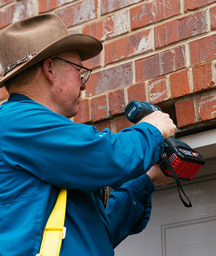 Fixing a sagging lintel 3 - Madewell Masonry